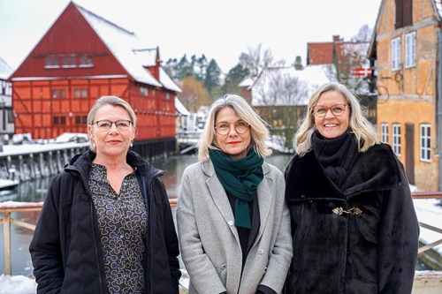 De tre nye bestyrelsesmedlemmer i Den gamle By